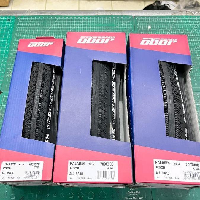 (1 Pcs) Obor 700 X 32C 38C 40C Paladin W3114 Etrto 622 All Road Black Kevlar Compound Jet 120 Tpi  T
