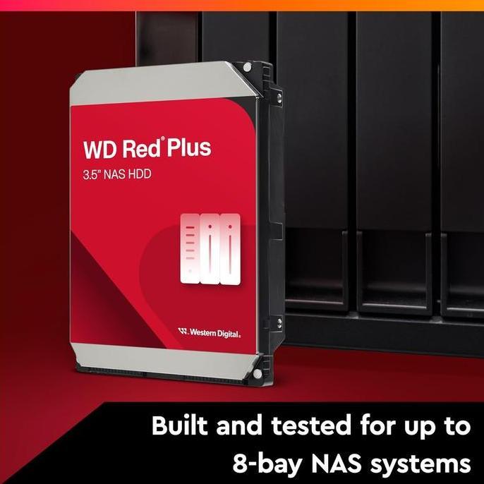 Media- Wd Caviar Red Plus 2Tb 4Tb 6Tb 8Tb 10Tb 12Tb 14Tb - Nas Hdd