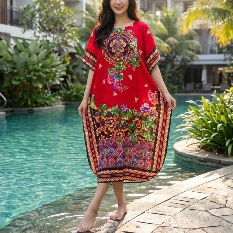 Daster kalong elok motif sultan