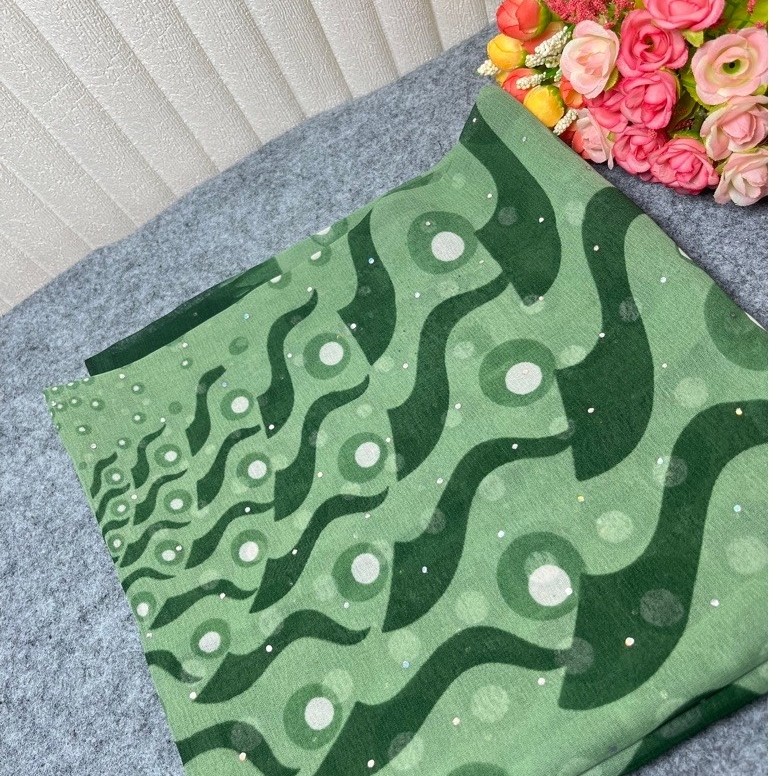 jilbab segi 4 motif corak C