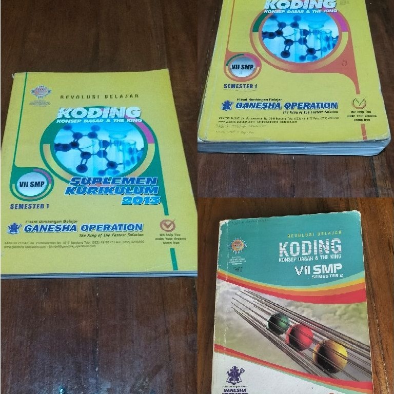 Preloved SMP Kelas 7 Ganesha Operation.