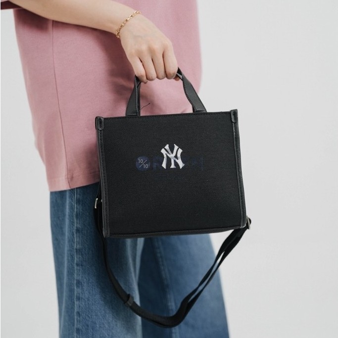MLB Korea NY Canvas Tote Bag Black Original / Tas MLB Authentic