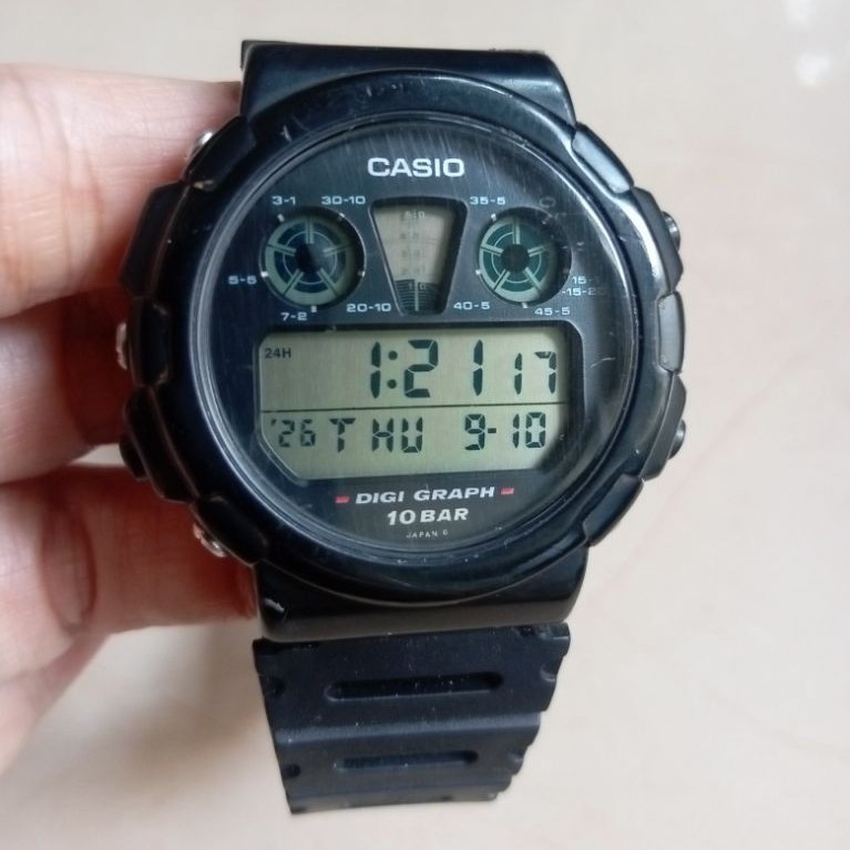 Vintage Casio Digi Graph DGW-30 Digital Watch