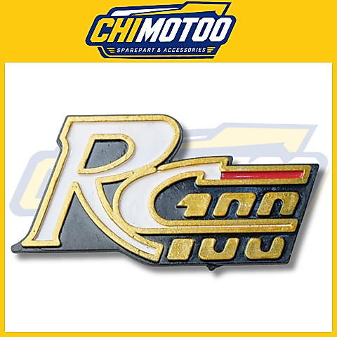 Emblem Logo Sayap Dek Suzuki RC100 RC 100 Bravo