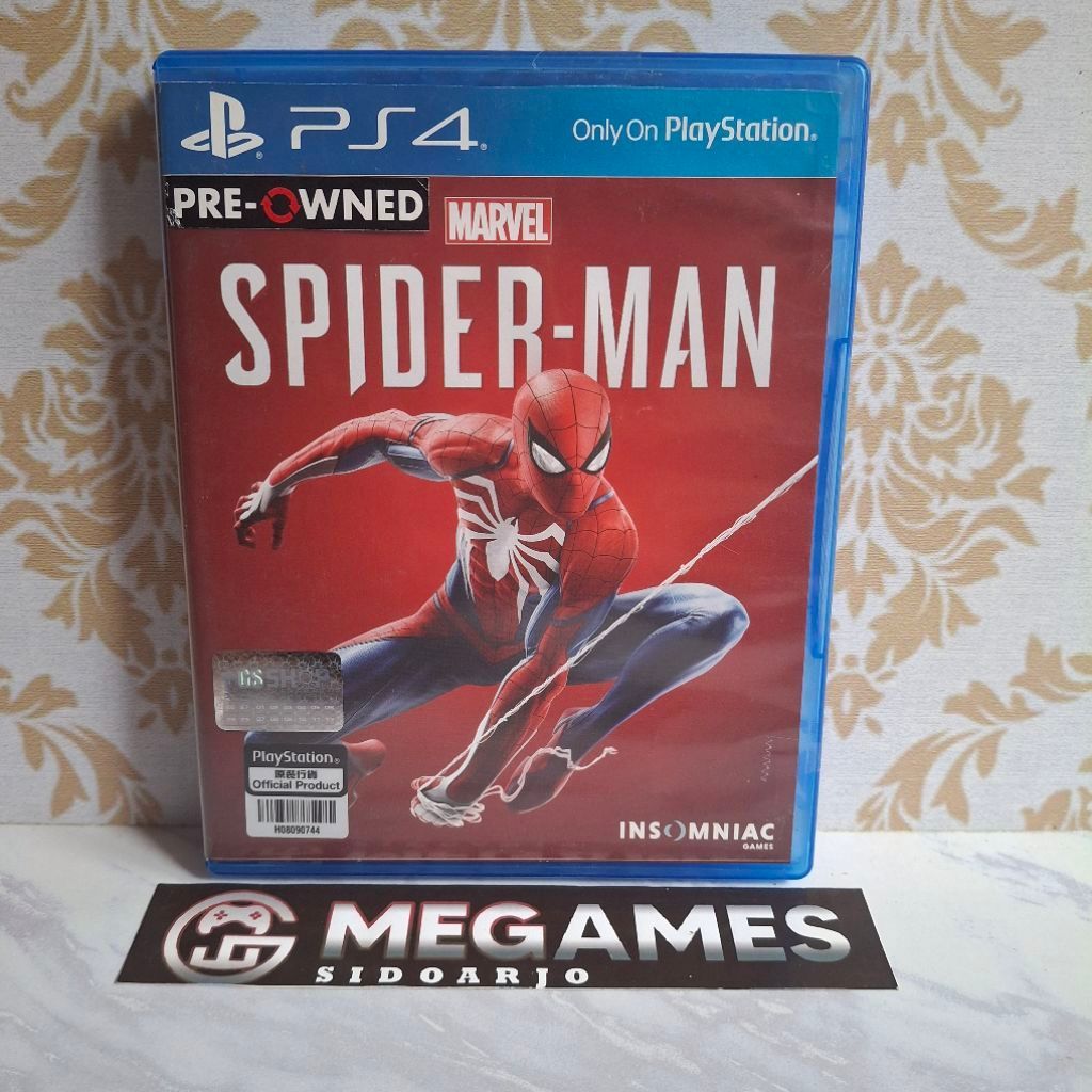 Kaset BD PS4 Murah Marvel Spiderman - Second/Bekas