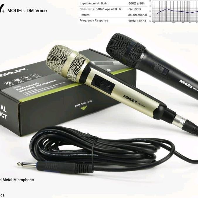 mic kabel Ashley DM Voice mikrofon