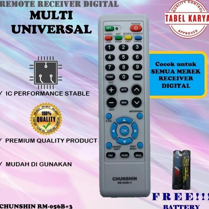 DV383 - REMOTE REMOT RECEIVER DIGITAL PARABOLA + POSITIONER MULTI UNIVERSAL 056B+3