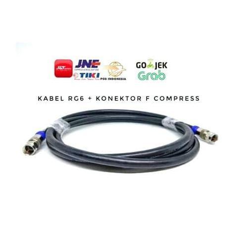 DB10 - 6 ATAU 7  METER KABEL TV BELDEN F COMPRESS SIAP PAKAI