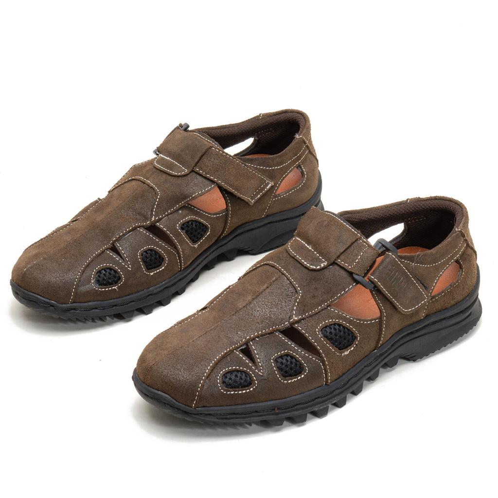 Sepatu Sandal Pria Casual Kulit Anti Slip Fordza