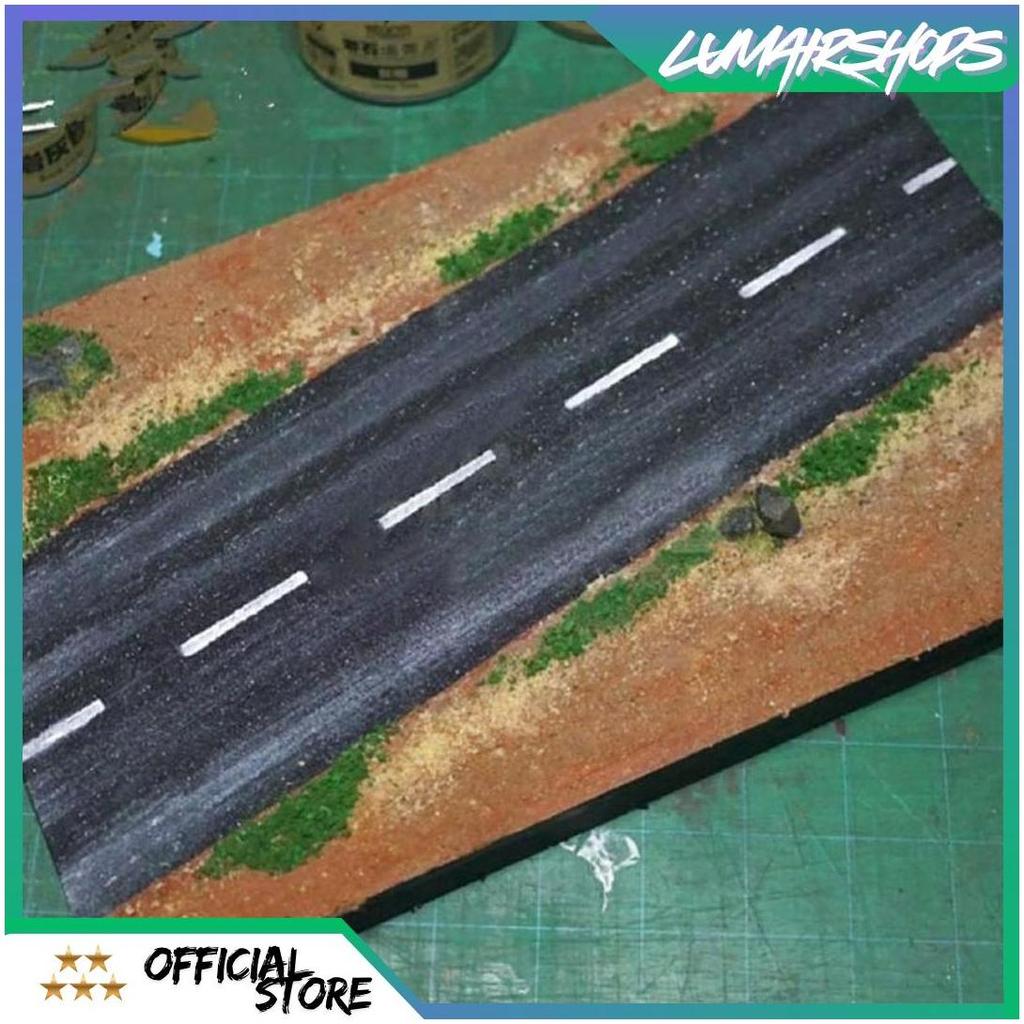 Miniatur Jalan Aspal Maket Diorama Terbaru 10 CM x 10 CM NS Promo Puncak