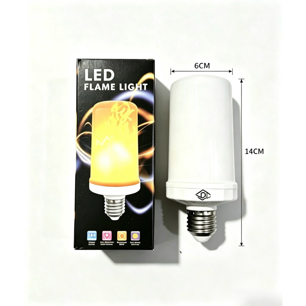 lampu api led e27 besar/bohlam obor led e27 -Flame effect 3in1