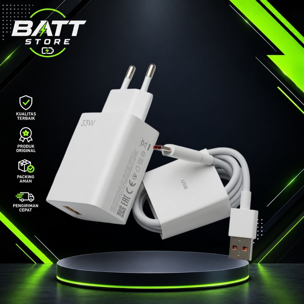 Charger Batt Store Compatible FOR 33W XMi Rdmi K20 / K20 Pro / K20 Pro Premium / K30 / K30 Pro Type 