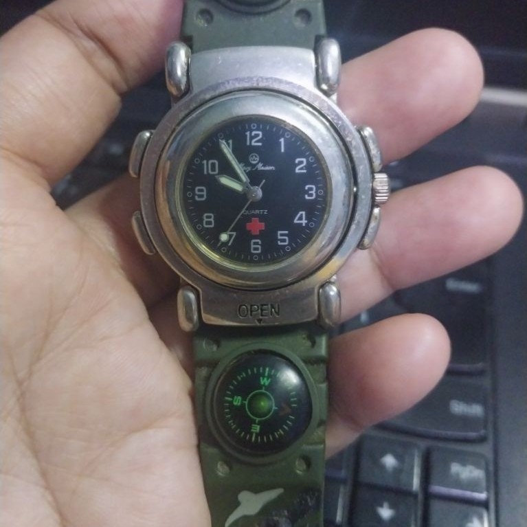 Jam Tangan army ori by Mavy maison dial black