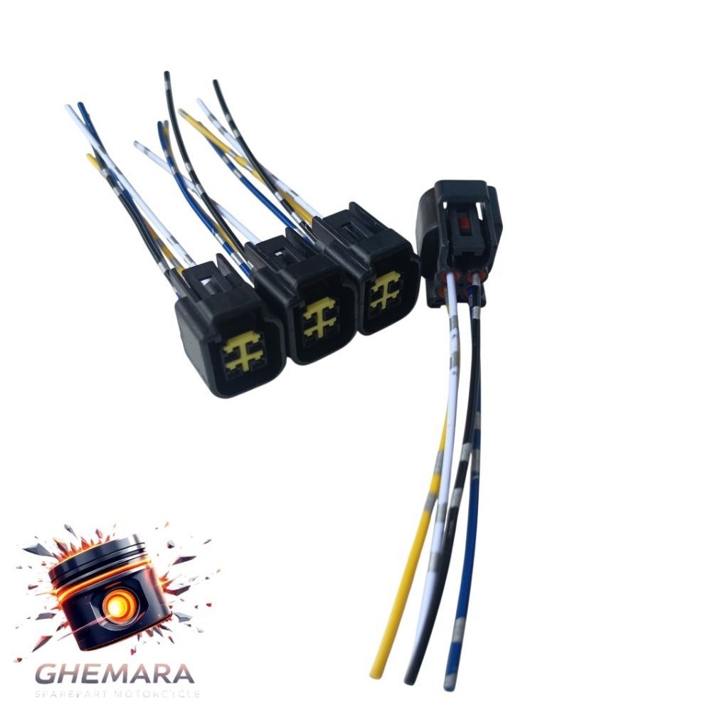 Soket cdi 4pin Socket bendik stater Satria fu 4pin Waterproof Bendik stater