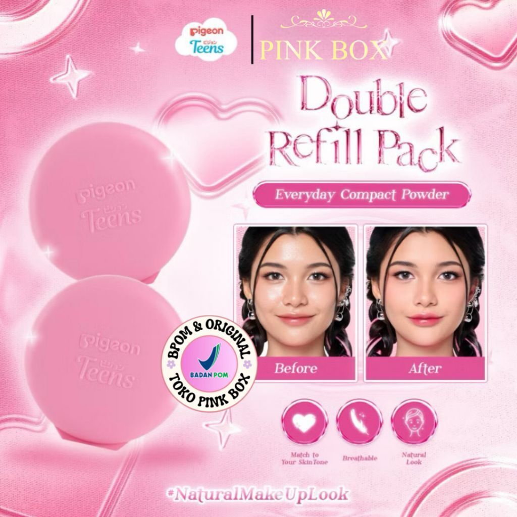 [PINKBOX] Pigeon Teens Everyday Compact Powder - W01 Sand