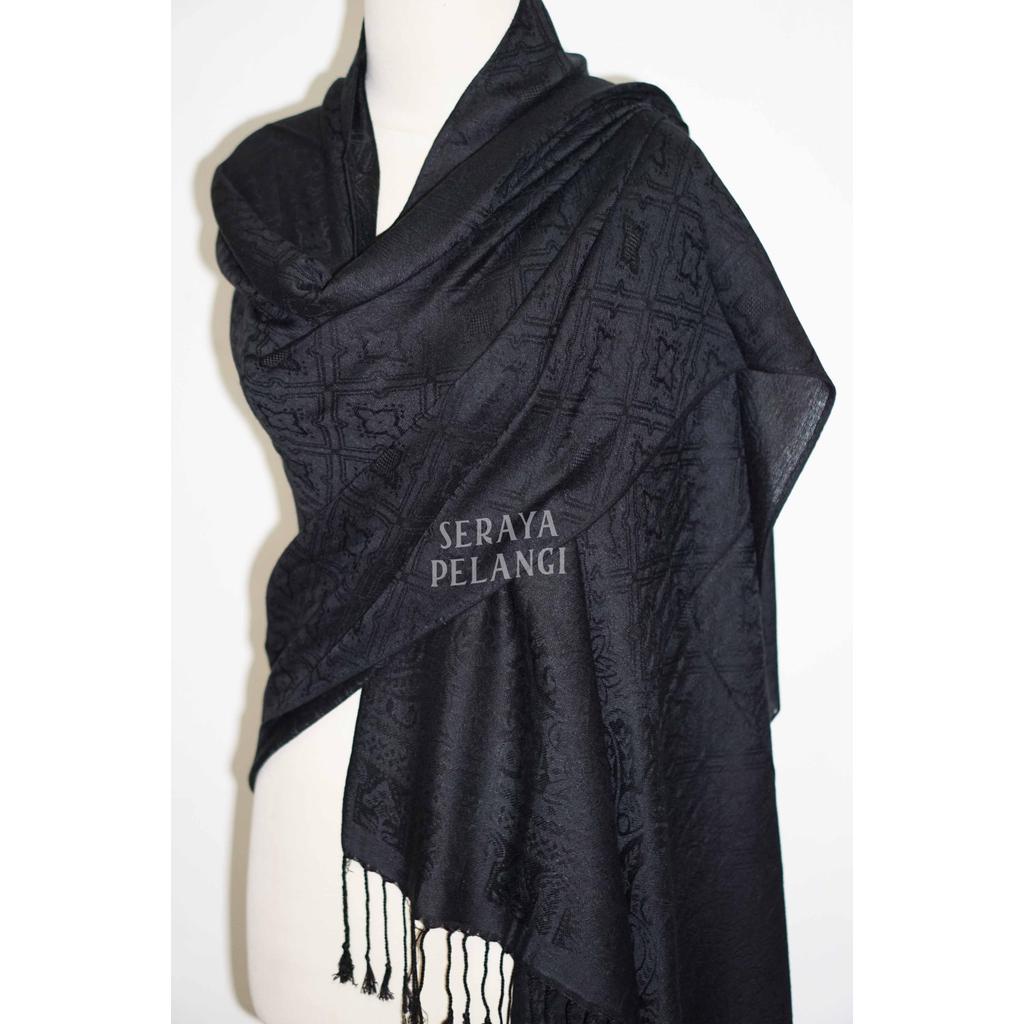 Pashmina Cashmere Keong 40 Motif Selendang Scarf Syal Shawl Pasmina Kashmir Souvenir Hadiah Ulang Ta