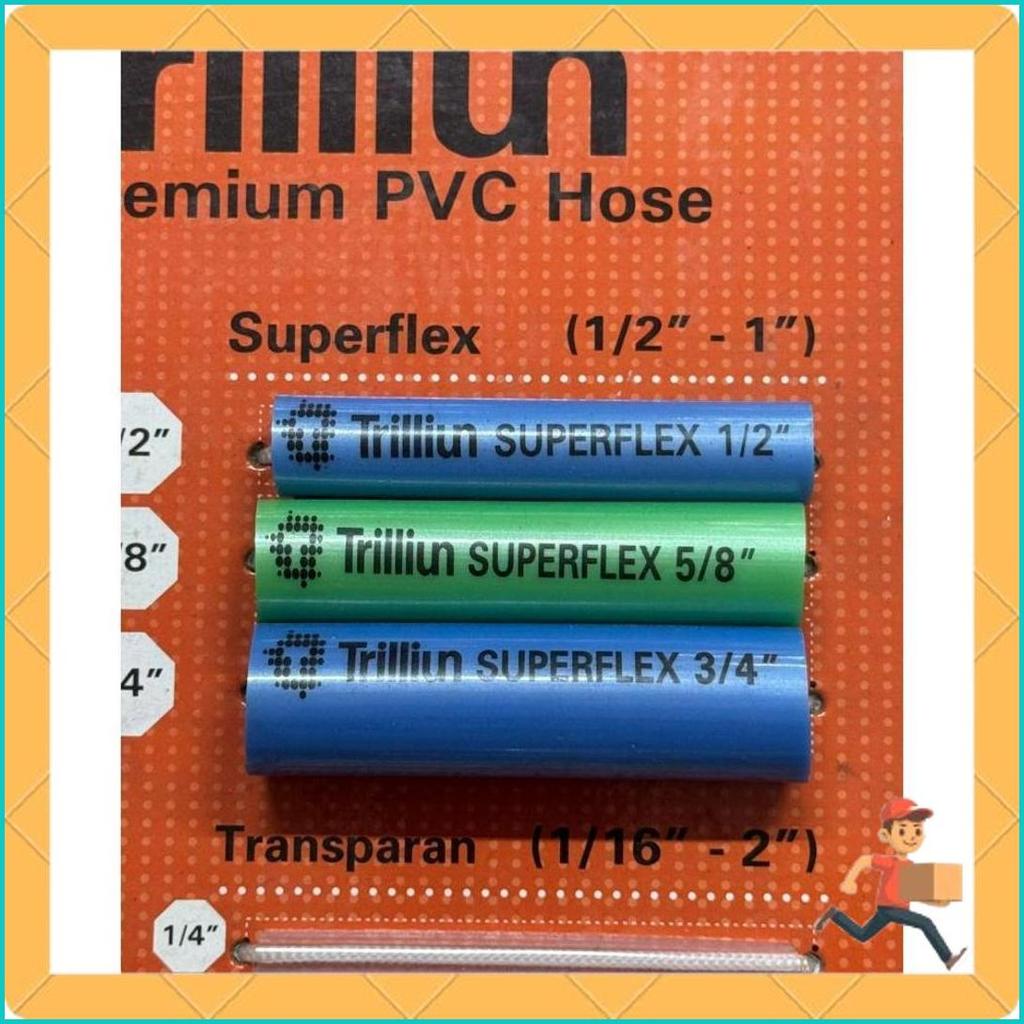 Trilliun Selang Air / Trilliun Selang Dof / Trilliun Selang Sflex 1/2" 5/8" 3/4" Selang Air Triliun 