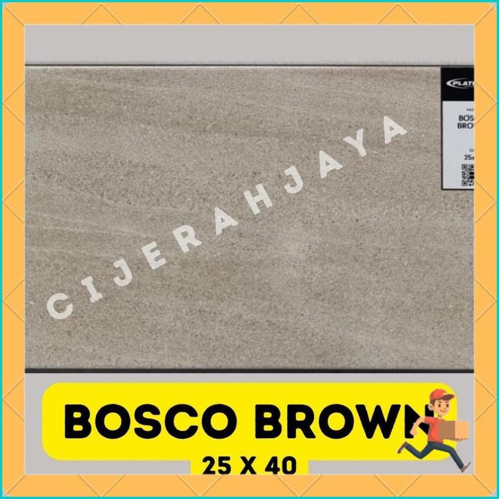 Keramik Dinding Platinum 25X40 Bosco Brown / Bosco White / Bosco Grey Gratis Ongkir