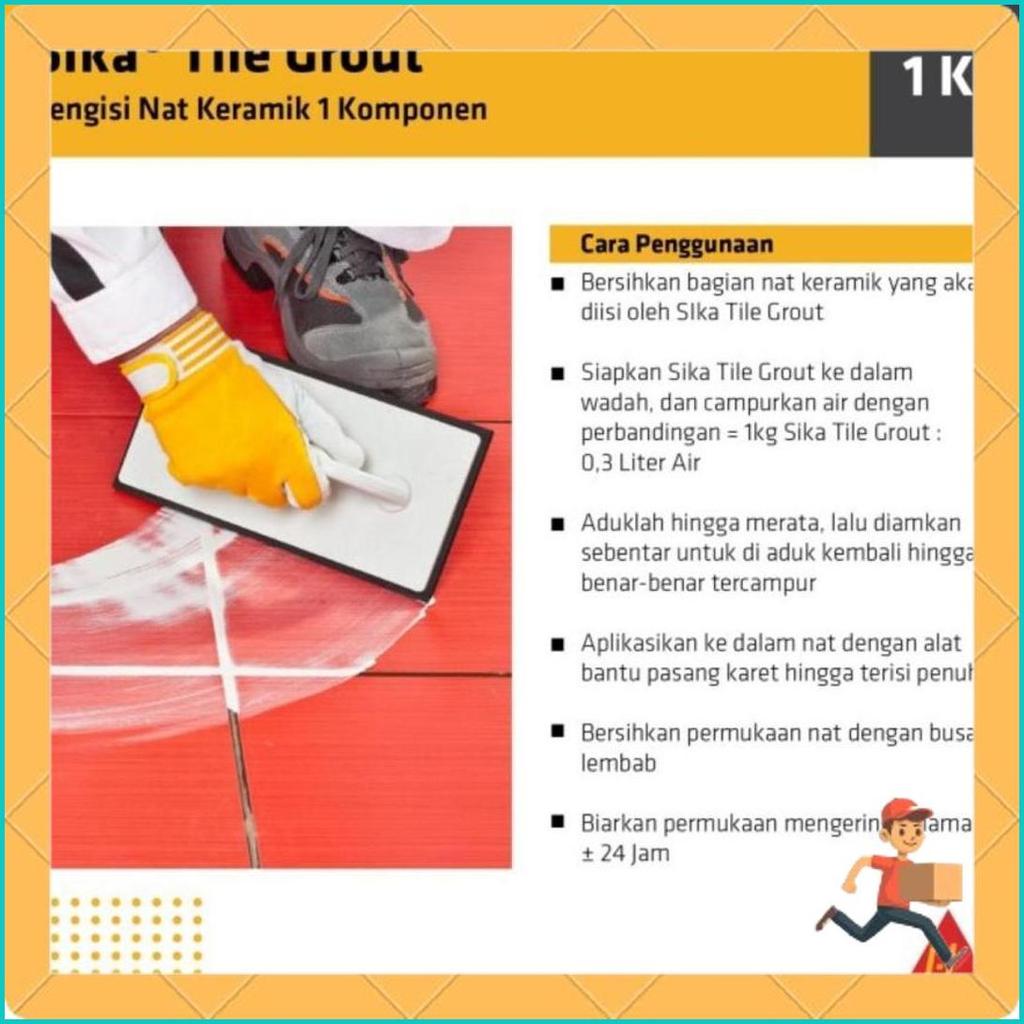Sika Tile Grout 1 Kg Nat Keramik / Semen Nat Sale