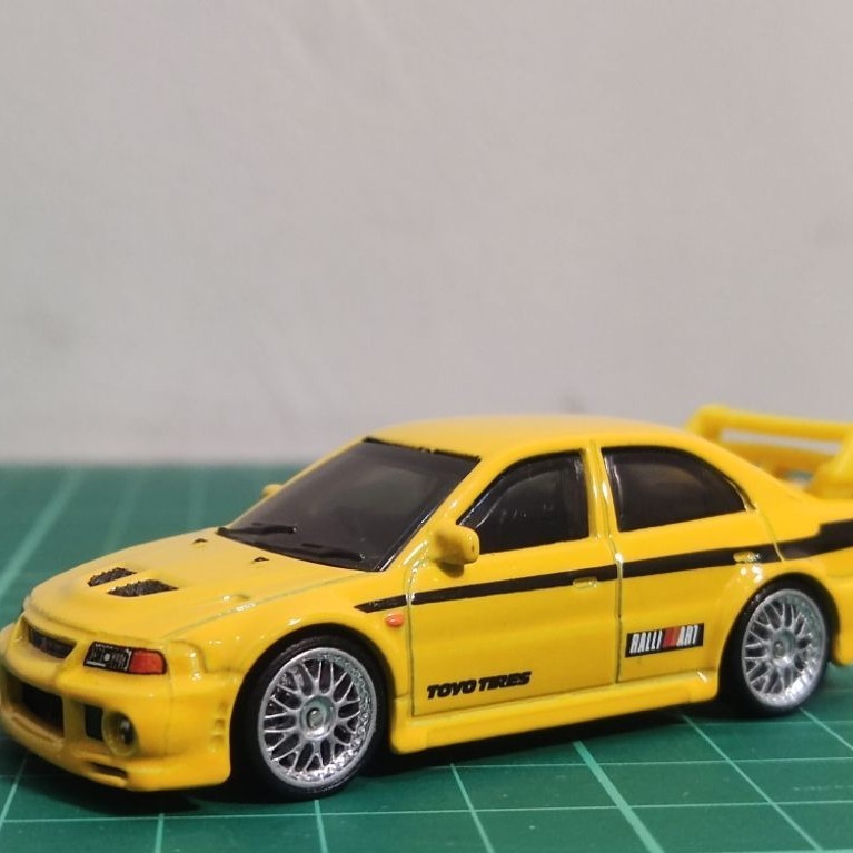 Hot Wheels Lancer Evo 90s Loose Swap Wheels ada minus