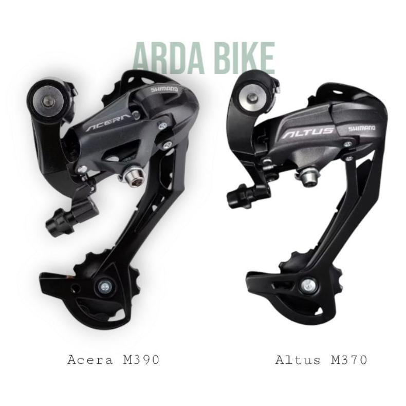 RD Acera Altus RD-M390 M370 9speed Kompatibilitas