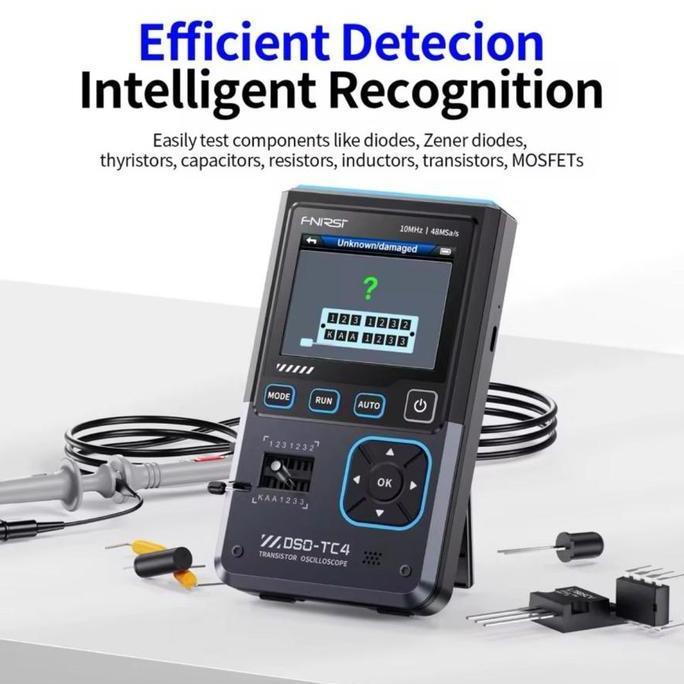 FNIRSI DSO-TC2 DSO-TC3 DSO-TC4 Upgrade 3 in 1 Digital Oscilloscope 10MHz 48Ms/s Transistor Tester El
