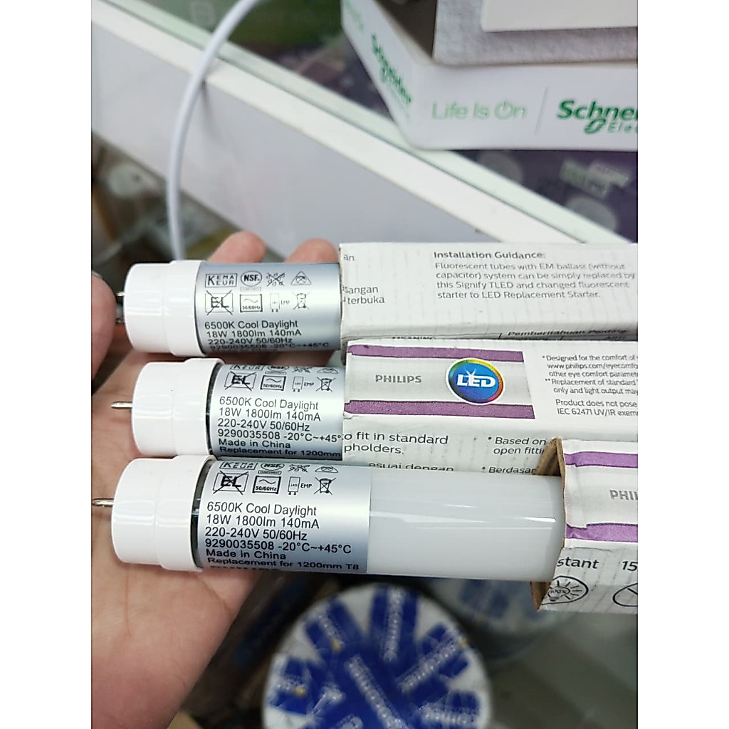 Led Tube T8 Ecofit Philips 18 Watt Putih/Lampu TL LED T8 18 Watt Philips Ecofit My Care 18W 18 W 18W