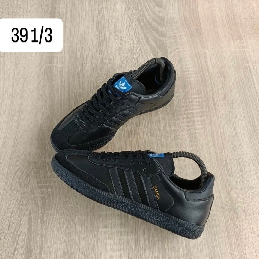 adidas samba triple black
