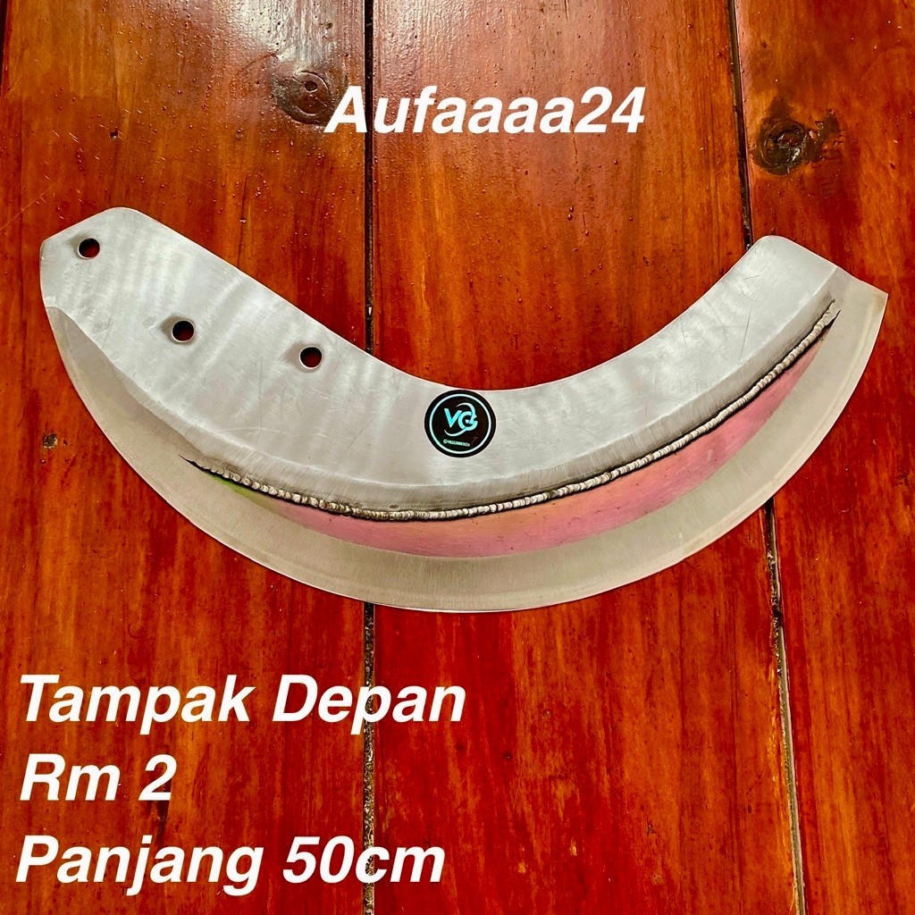 Pisau Rajang Rm2 Sambungan Baja D2