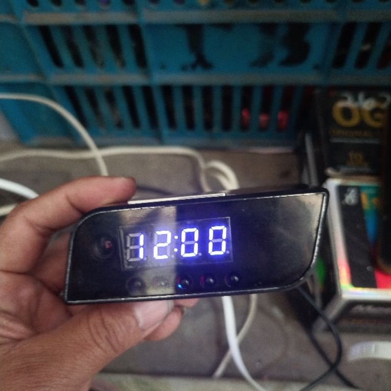 kamera jam mini bisa buat cctv konek wifi