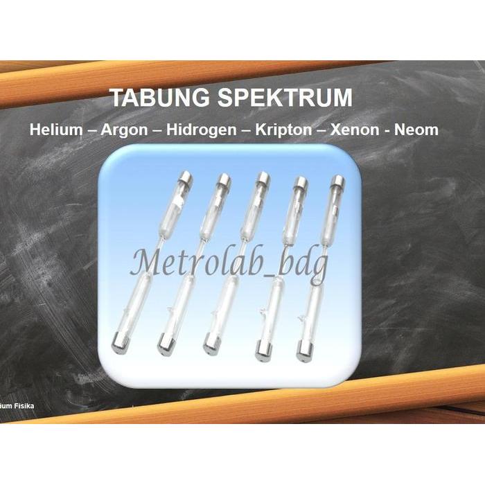 Tabung Spektrum | Helium | Hidrogen | Argon | Kripton | Xenon | Neon - Helium