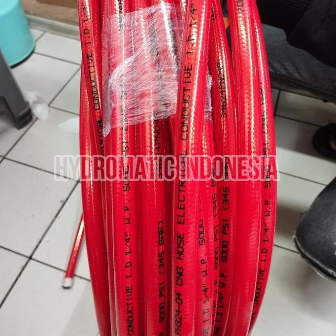 CNG HOSE HIGH PRESSURE 5000PSI MERK POLYHOSE / SELANG GAS 5000PSI