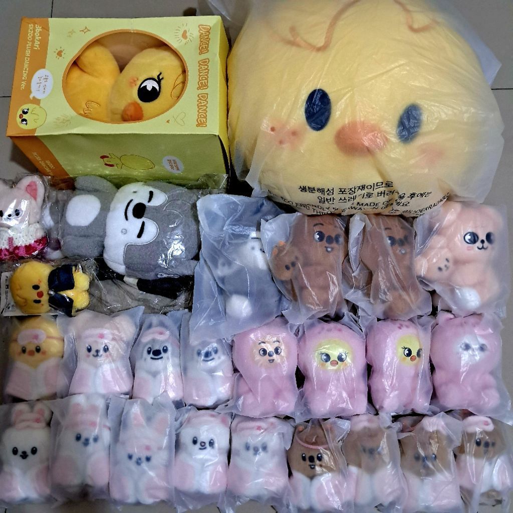 Skzoo dancing plush bbokari skzoo cross bag wolfchan
