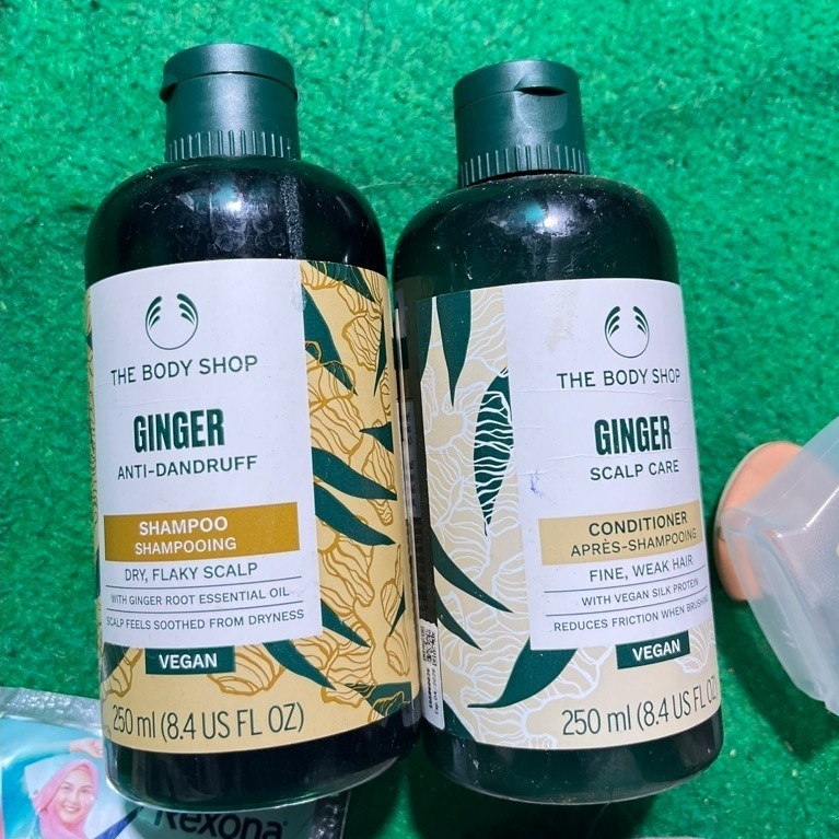 The Body Shop Ginger Shampoo & Conditioner