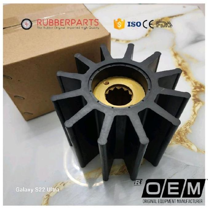 Impeller Rubber / Karet Untuk Pompa Air Mitsubishi S12R S12R-Mptk S12R-T2Mptk S16R S16R-Pta S16R-Paa