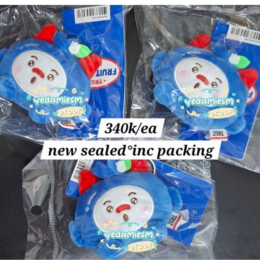[READY STOCK INA SIAP KIRIM] OFFICIAL TRUZ WOOPY MAGNET SNACK DOLL FRUIT MININI MESSAGE MININI ENSKY
