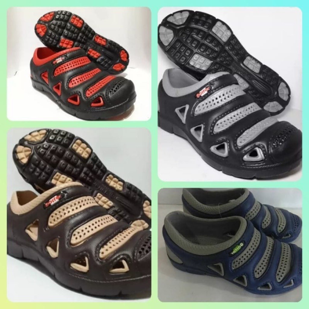 Murah# Sepatu Sandal karet cowok GOLFER uk 40-44 Warna Rondom
