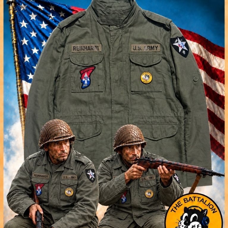 jacket m65 us army repro reindhardt john lennon dilan milea infantry imjin ww2