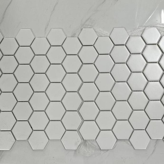 Building- Keramik Mozaik Hexagonal 5 Cm