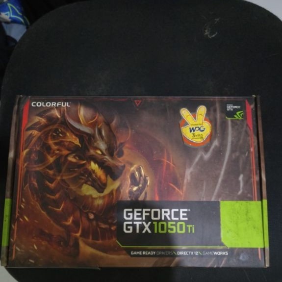 VGA Colorful GTX 1050 Ti 4GB second fullset
