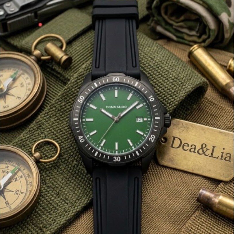 Commando MK1-7020BDGN#Commando MK1-7020#MK1-7020BDGN#Jam tangan pria Commando MK1-7020#Man watch Com
