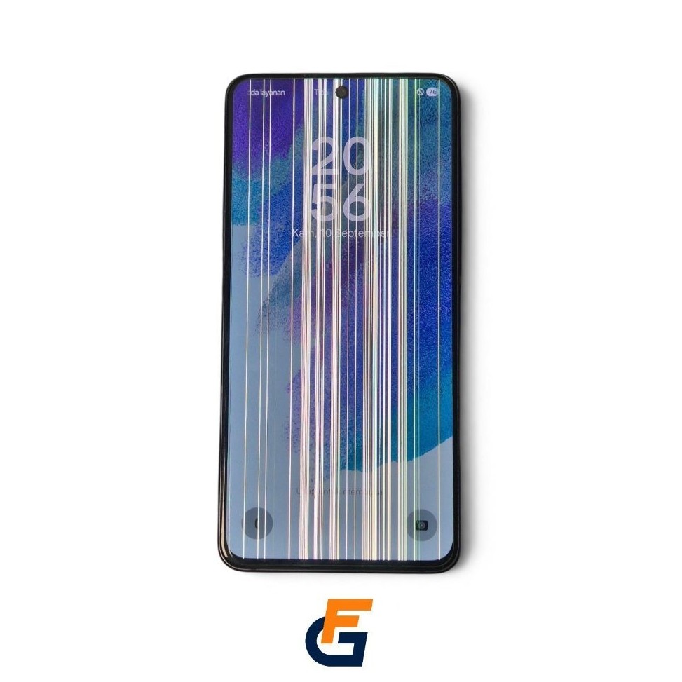 lcd samsung s21 fe (garis) original copotan