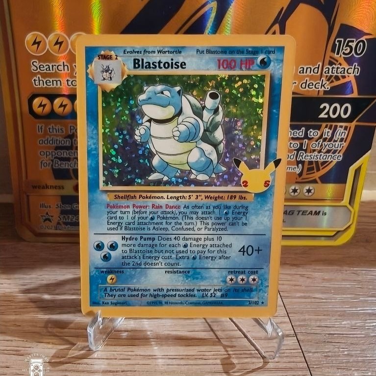 Blastoise 2/102 English 25th Celebrations Anniversary