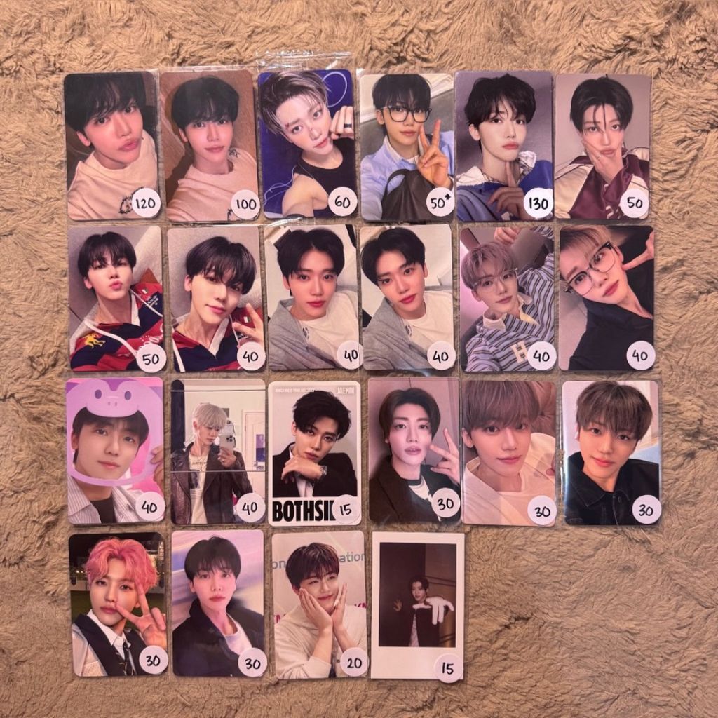 WTS PHOTOCARD PC NA JAEMIN NCT DREAM FANME POUT SET KUTANG KMS KACAMATA PINKFONG BOTHSIDES TC TRADIN