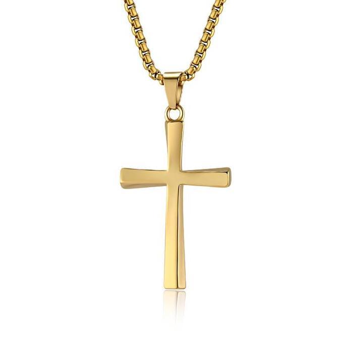 KALUNG SALIB TITANIUM (PREMIUM) / KALUNG SALIB ANTI KARAT /KALUNG SALIB EMAS /  KALUNG SALIB WANITA 
