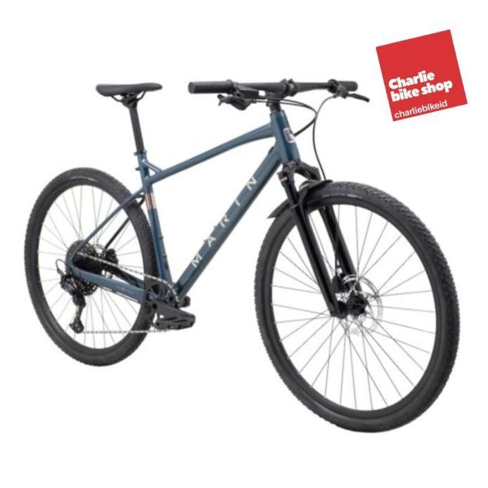 Fullbike Sepeda Gravel Marin DSX FS MY25 1x12 Speed - Dark Teal/Gold