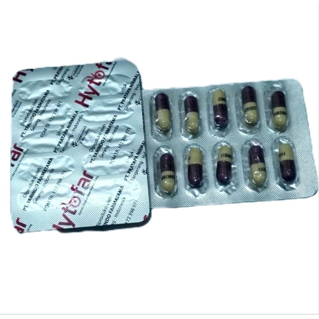 HYTOFAR KAPSUL STRIP ISI 10 CAPASULE