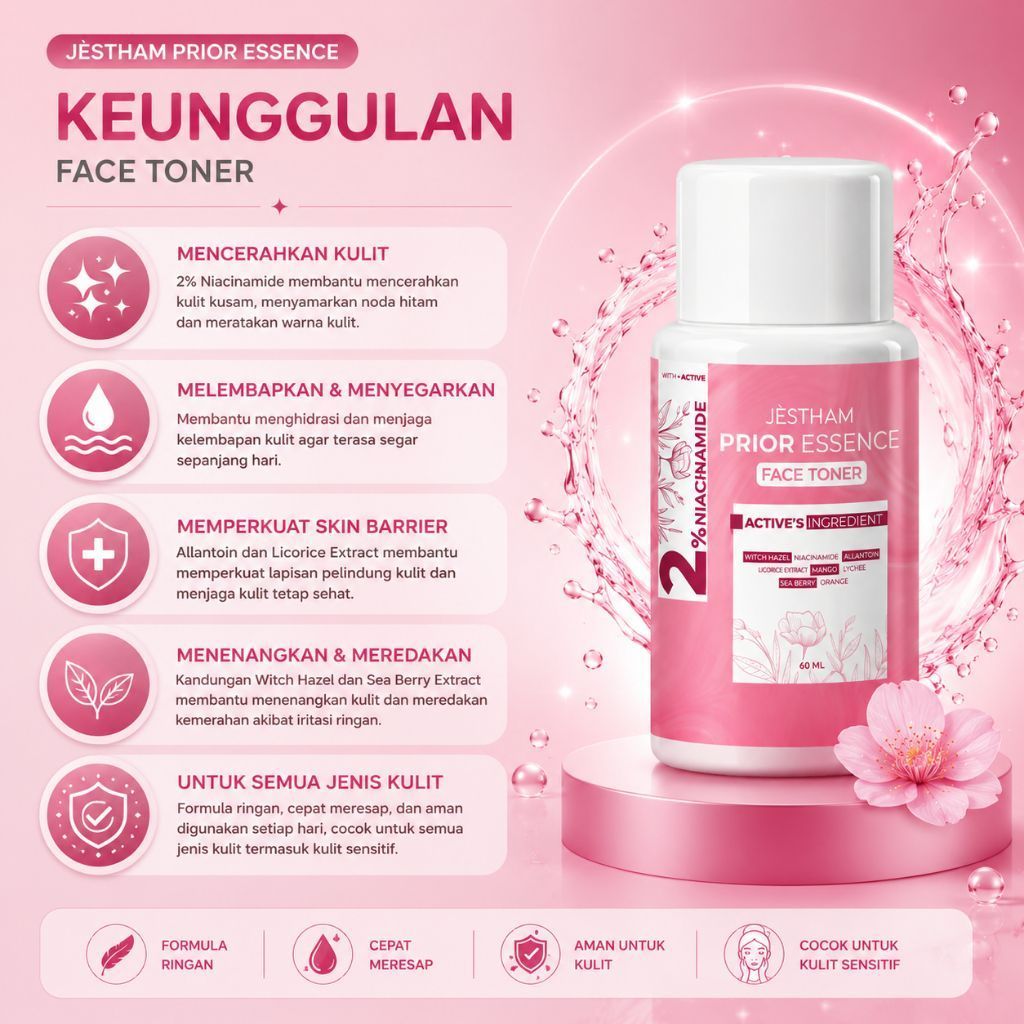 Jestam Toner Glow & Brightning Collagen (New)