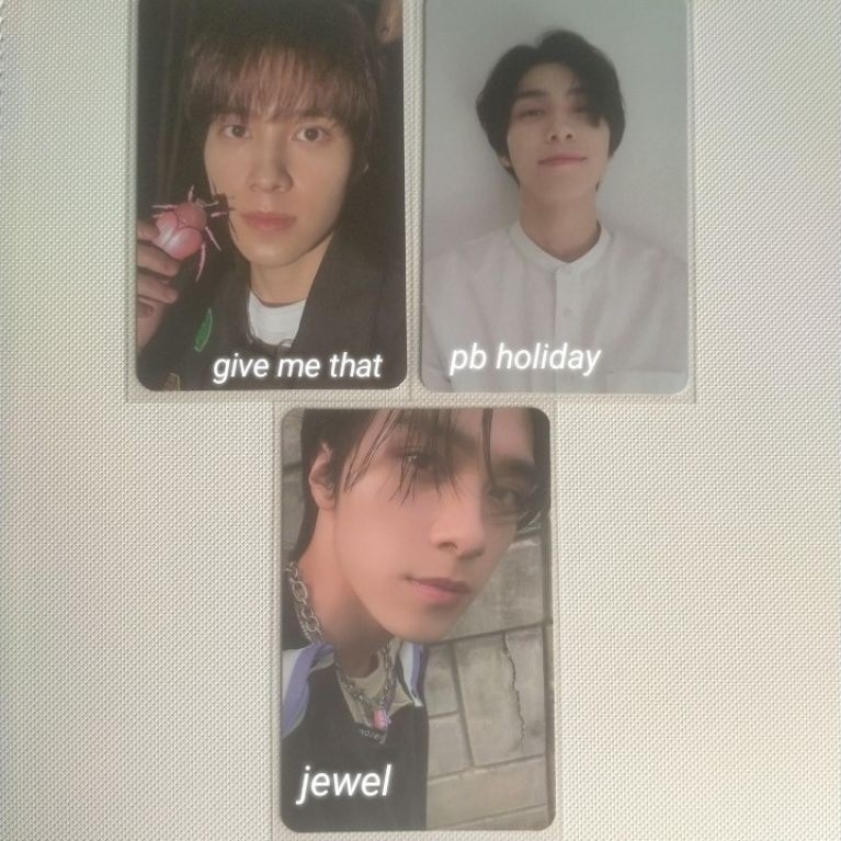 pc photocard official hendery nct wayv photobook pb holiday give me that jewel universe nct 2021