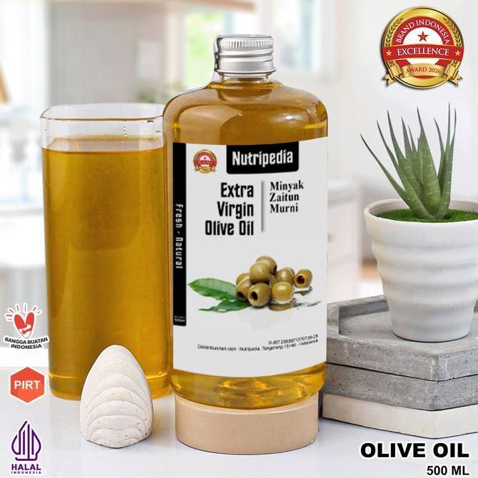 NUTRIPEDIA MINYAK ZAITUN 500ML / OLIVE OIL 500 ML - Extra Virgin Olive Oil (EVOO) / OLIVE OIL POMACE